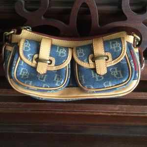 Dooney & Burke Denim & Leather handbag